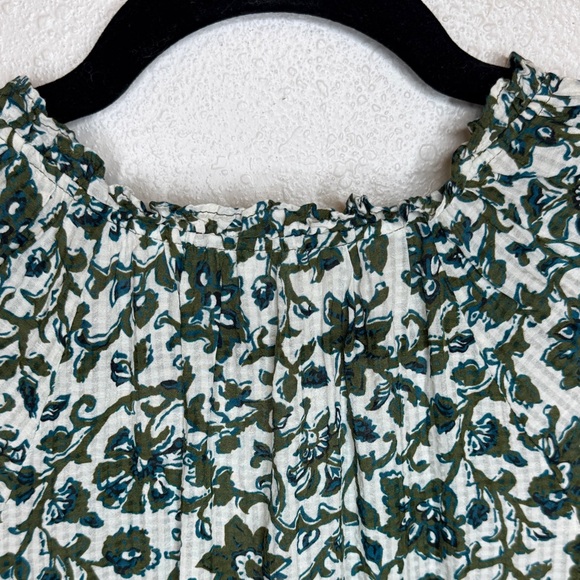 Veronica Beard Danica Floral Mini Dress Green Boho Festival -‎ S - Picture 13 of 14